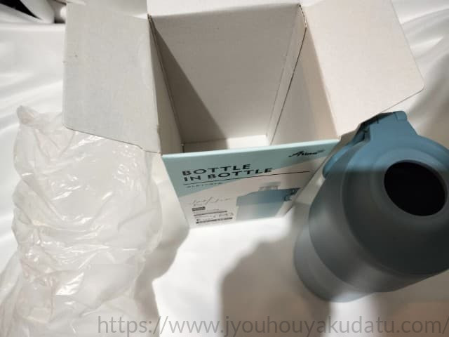 箱から取り出したAtlas ボトルインボトル本体