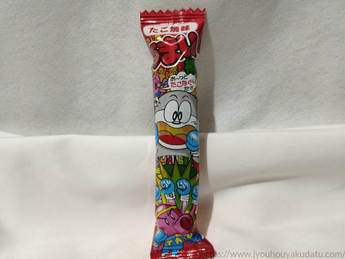 うまい棒 たこ焼き味のパッケージ外観